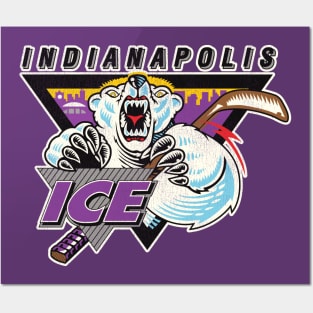 Defunct Indianapolis Ice Hockey Team Posters and Art